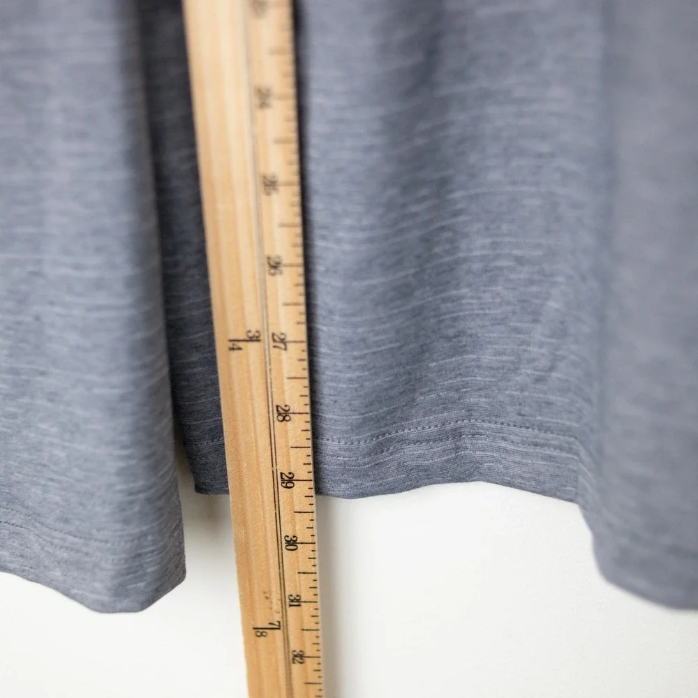Travis Mathew Crestview 1/4 Zip Pullover Mens M Grey Heather TM1MW452 Golf Shirt